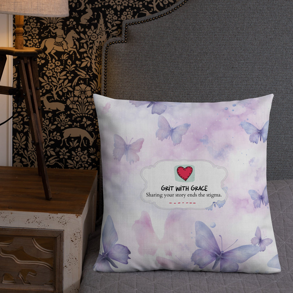 Butterfly Lover's Decorative Yet Comfortable Premium Pillow