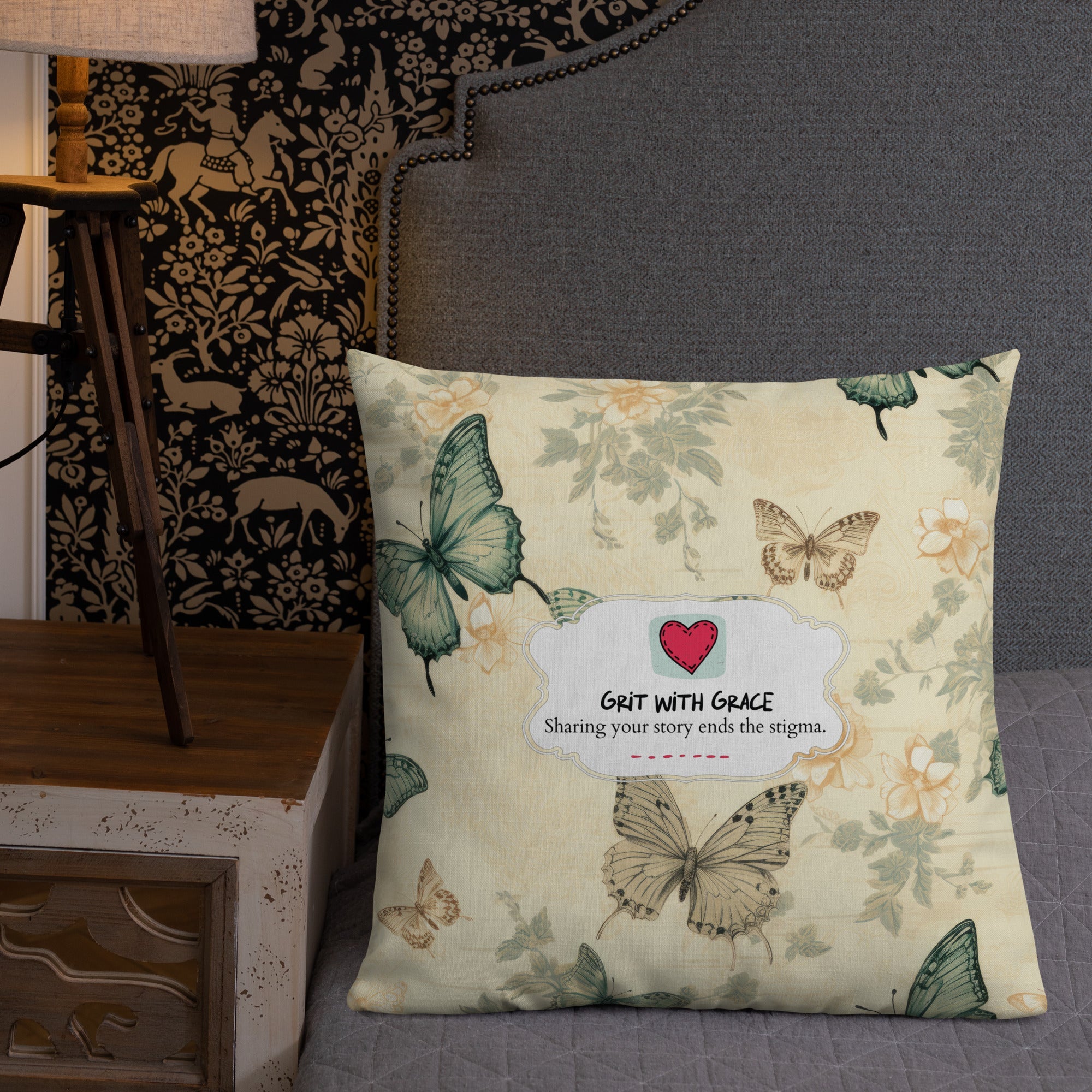 Butterfly Lover's Decorative Yet Comfortable Premium Pillow