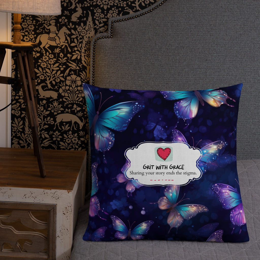 Butterfly Lover's Decorative Yet Comfortable Premium Pillow