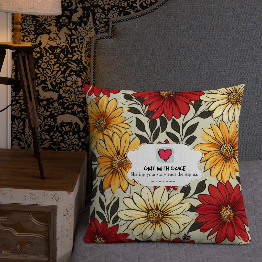 Floral Lover's Botanical Throw Pillow