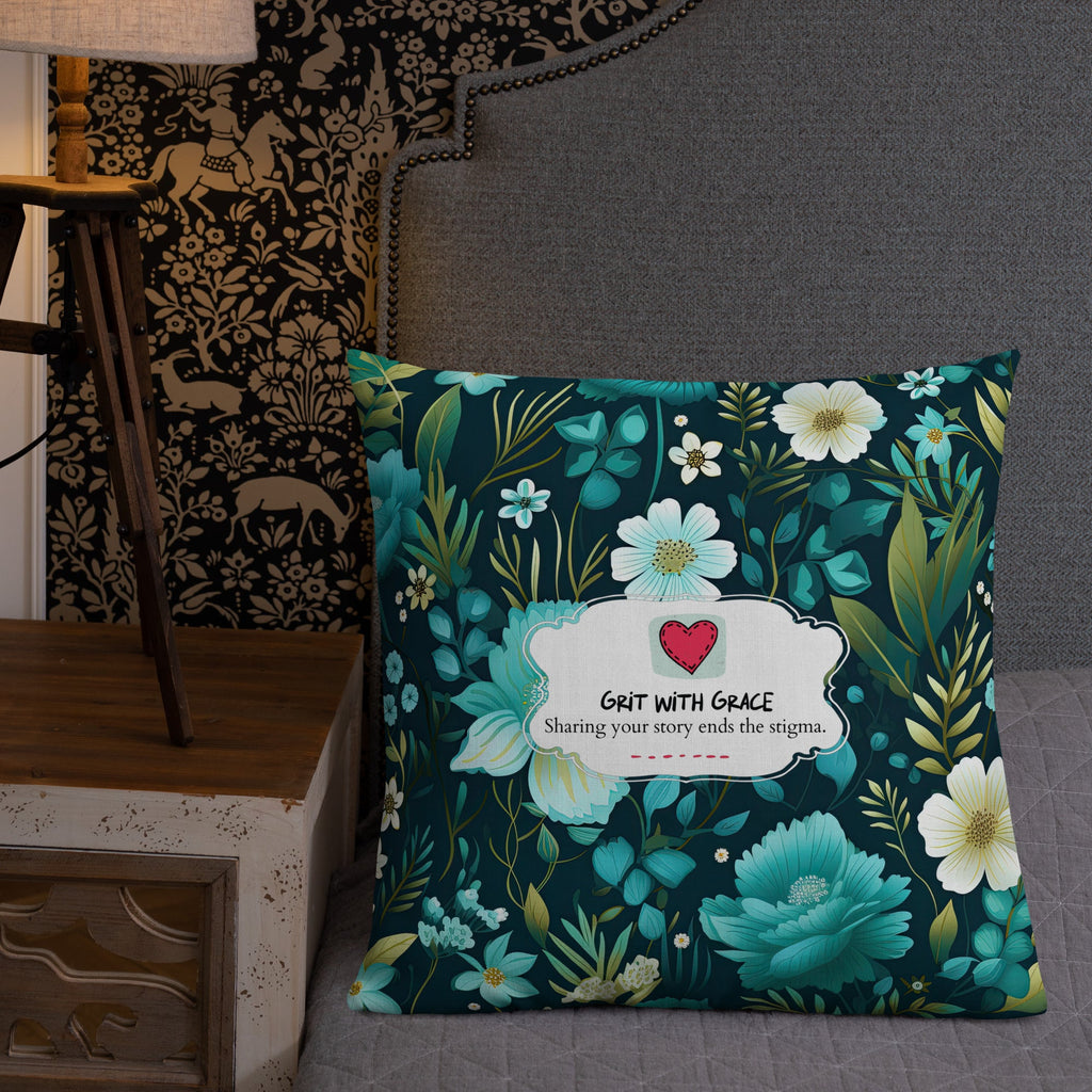 Floral Lover's Botanical Throw Pillow