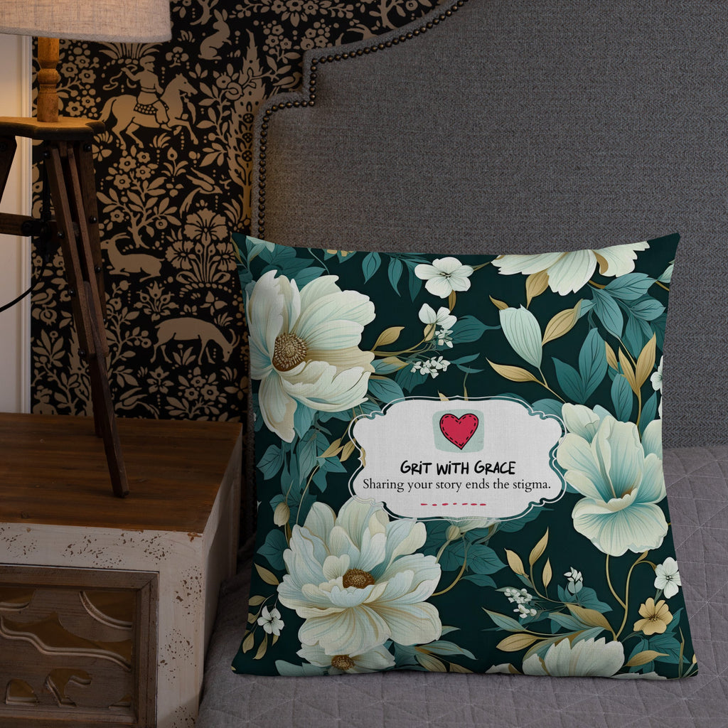 Floral Lover's Botanical Throw Pillow