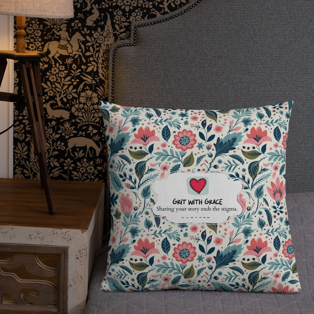 Floral Lover's Botanical Throw Pillow