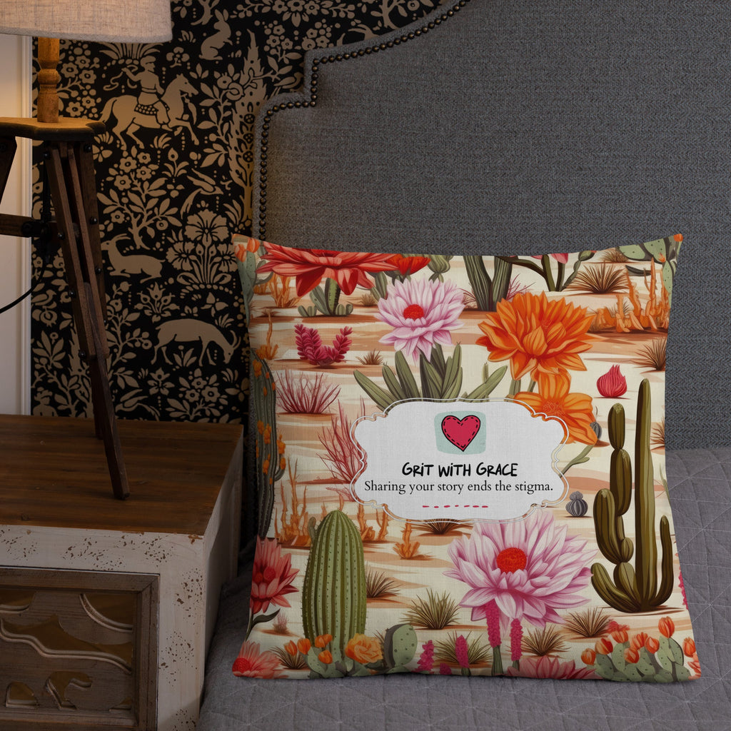 Floral Lover's Botanical Throw Pillow