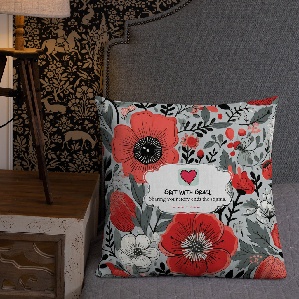 Floral Lover's Botanical Throw Pillow