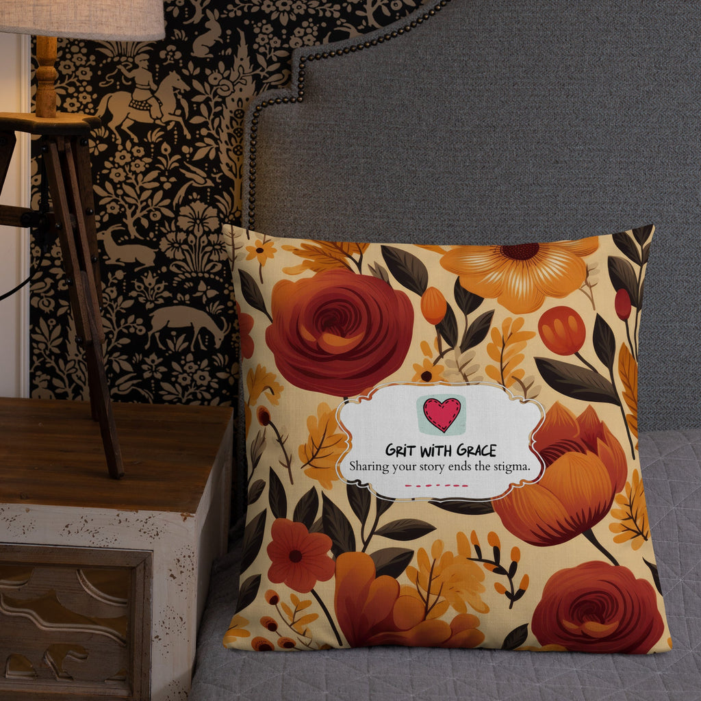 Floral Lover's Botanical Throw Pillow