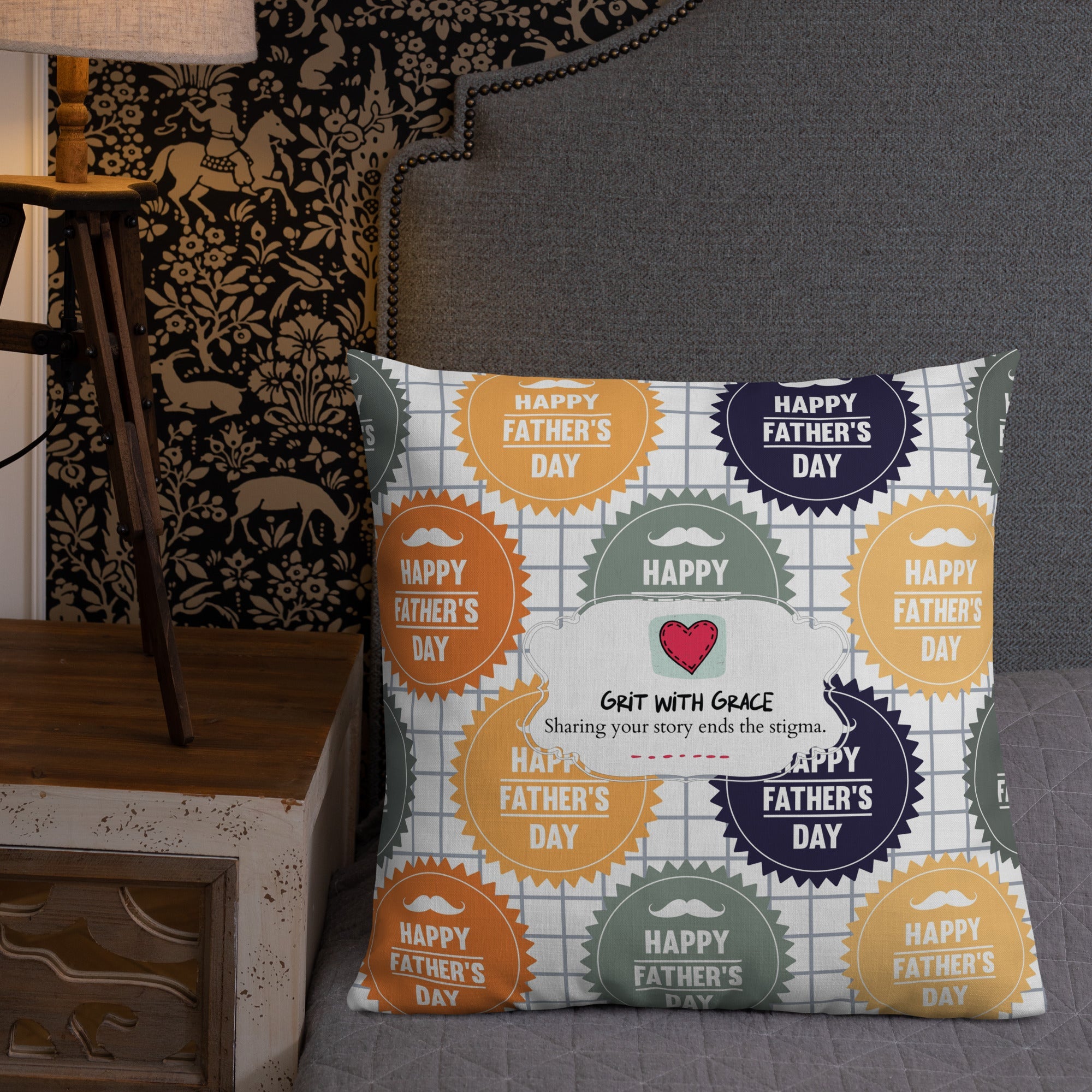 Cool Dad's Fashionably Decorative Throw Pillow