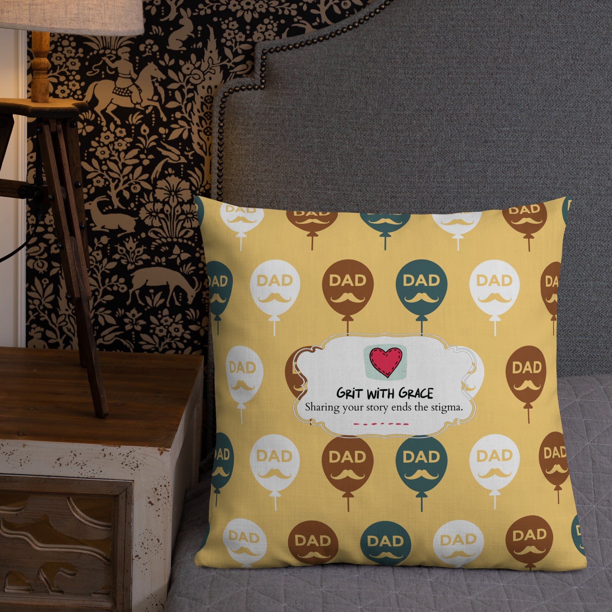 Cool Dad's Fashionably Decorative Throw Pillow