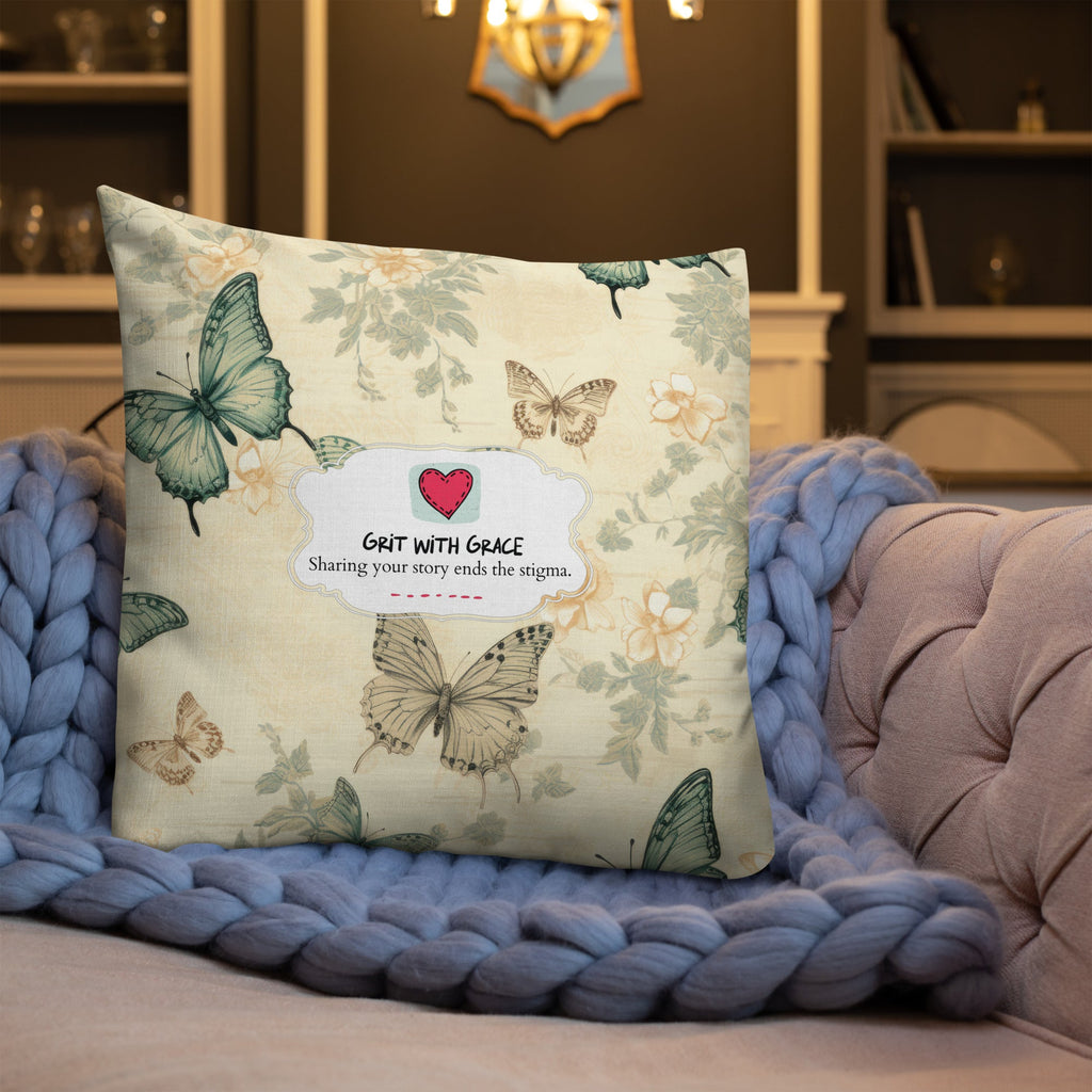 Butterfly Lover's Decorative Yet Comfortable Premium Pillow