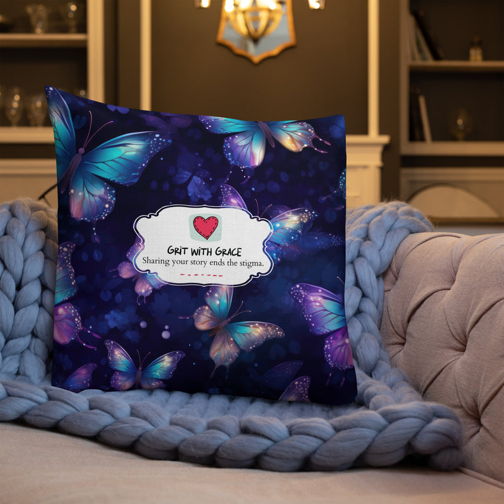 Butterfly Lover's Decorative Yet Comfortable Premium Pillow