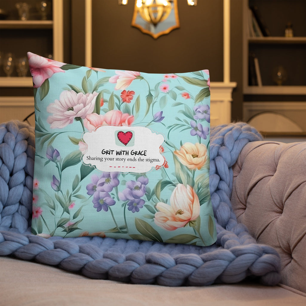 Floral Lover's Botanical Throw Pillow