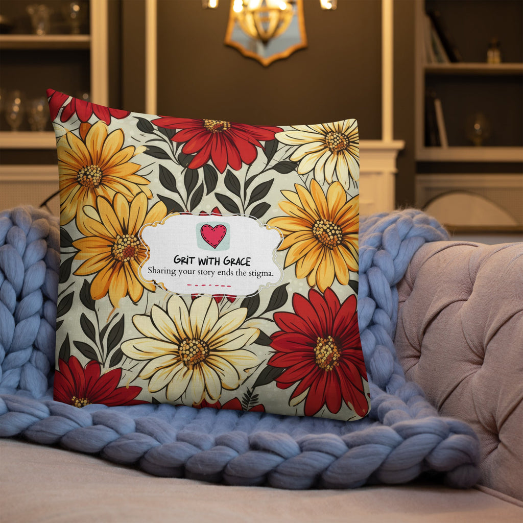 Floral Lover's Botanical Throw Pillow