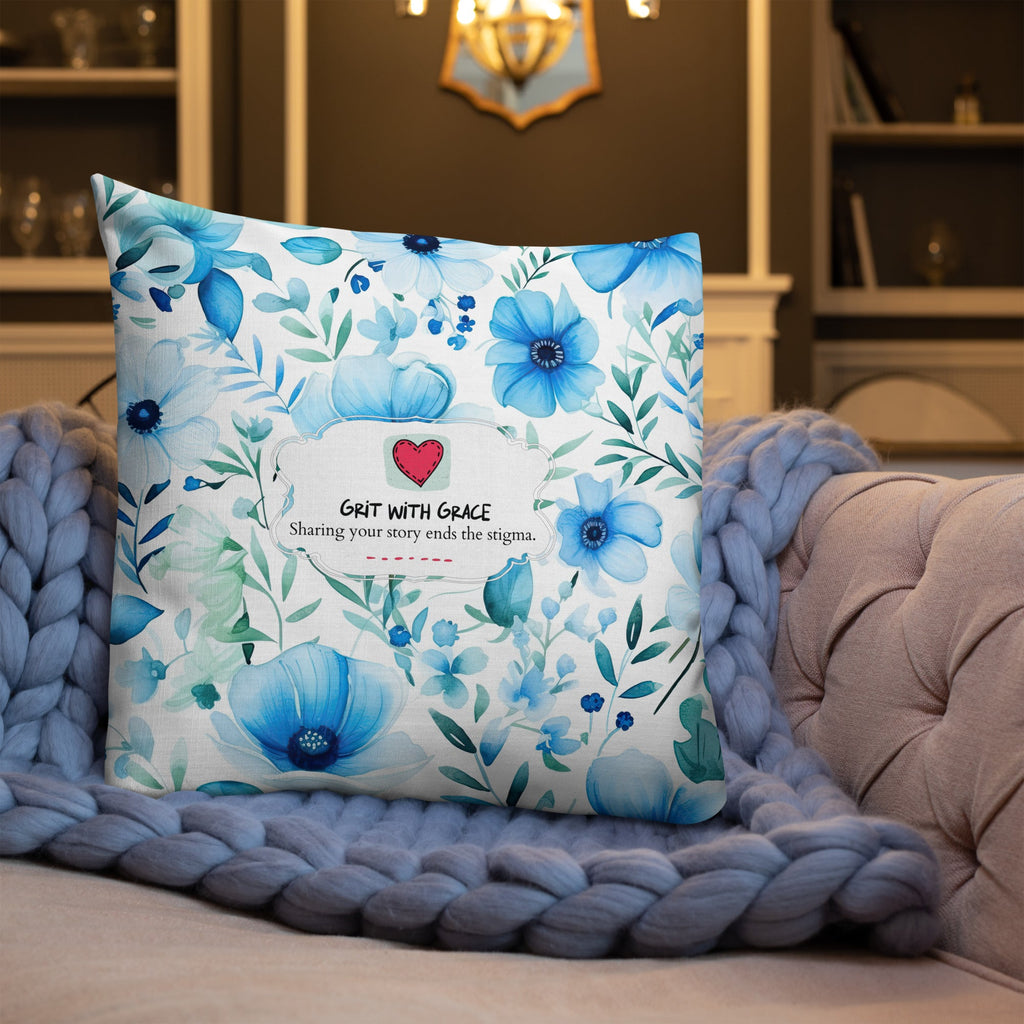 Floral Lover's Botanical Throw Pillow