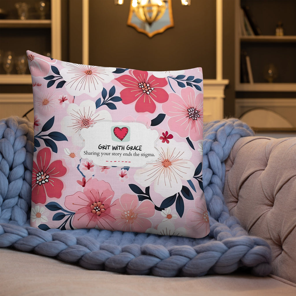 Floral Lover's Botanical Throw Pillow