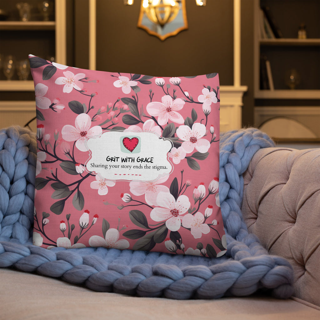 Floral Lover's Botanical Throw Pillow