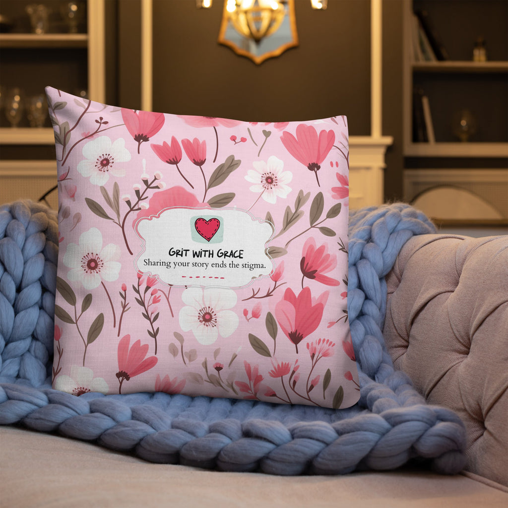 Floral Lover's Botanical Throw Pillow