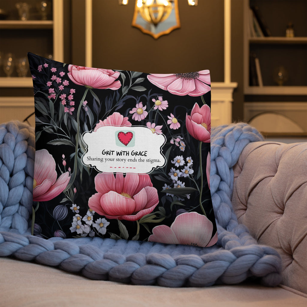 Floral Lover's Botanical Throw Pillow