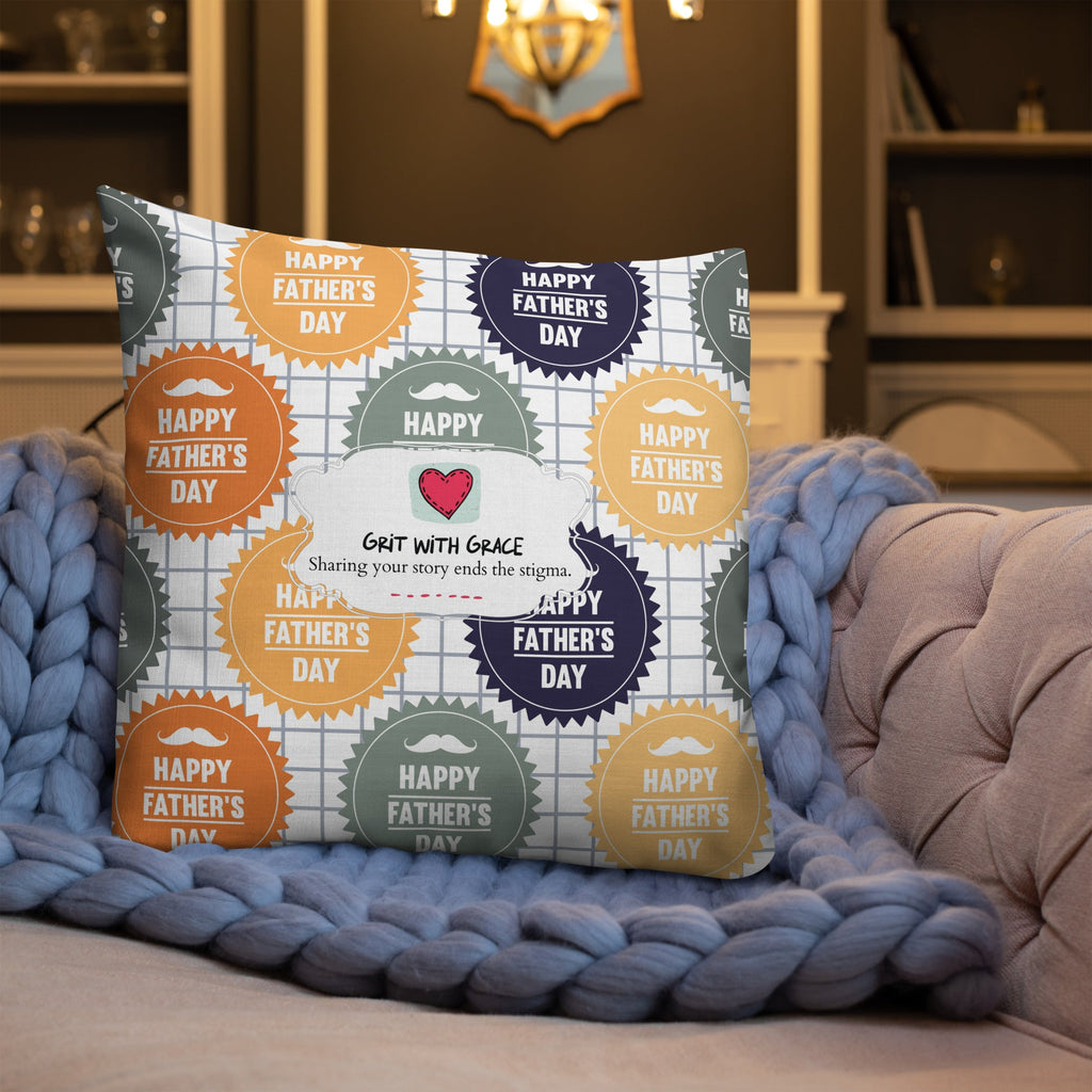 Cool Dad's Fashionably Decorative Throw Pillow