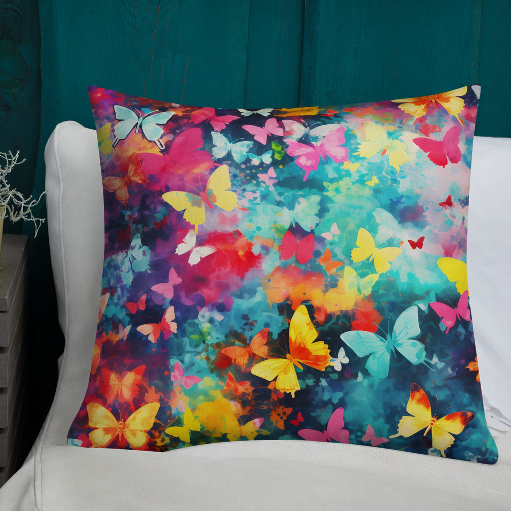 Butterfly Lover's Decorative Yet Comfortable Premium Pillow