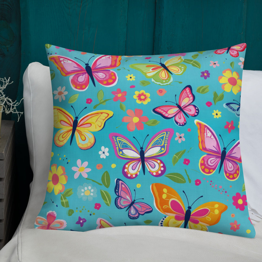 Butterfly Lover's Decorative Yet Comfortable Premium Pillow