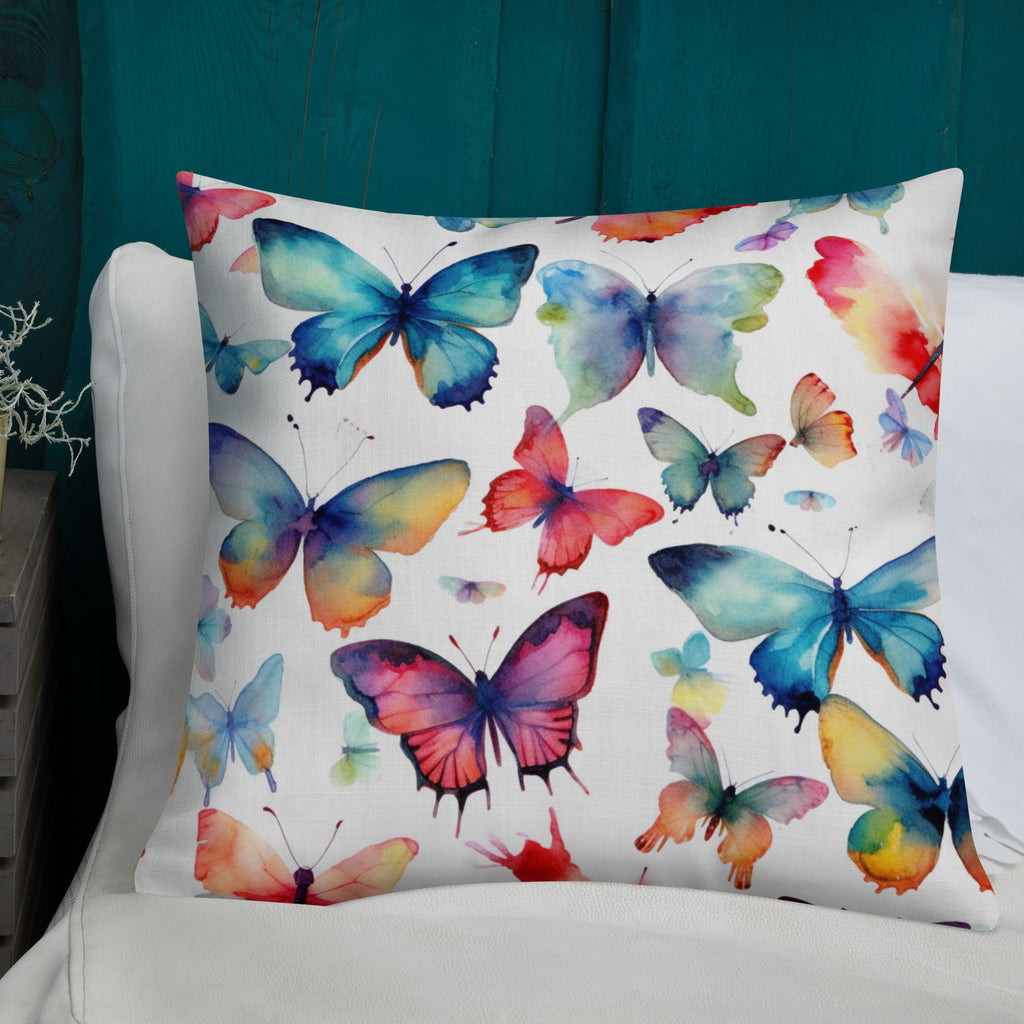 Butterfly Lover's Decorative Yet Comfortable Premium Pillow