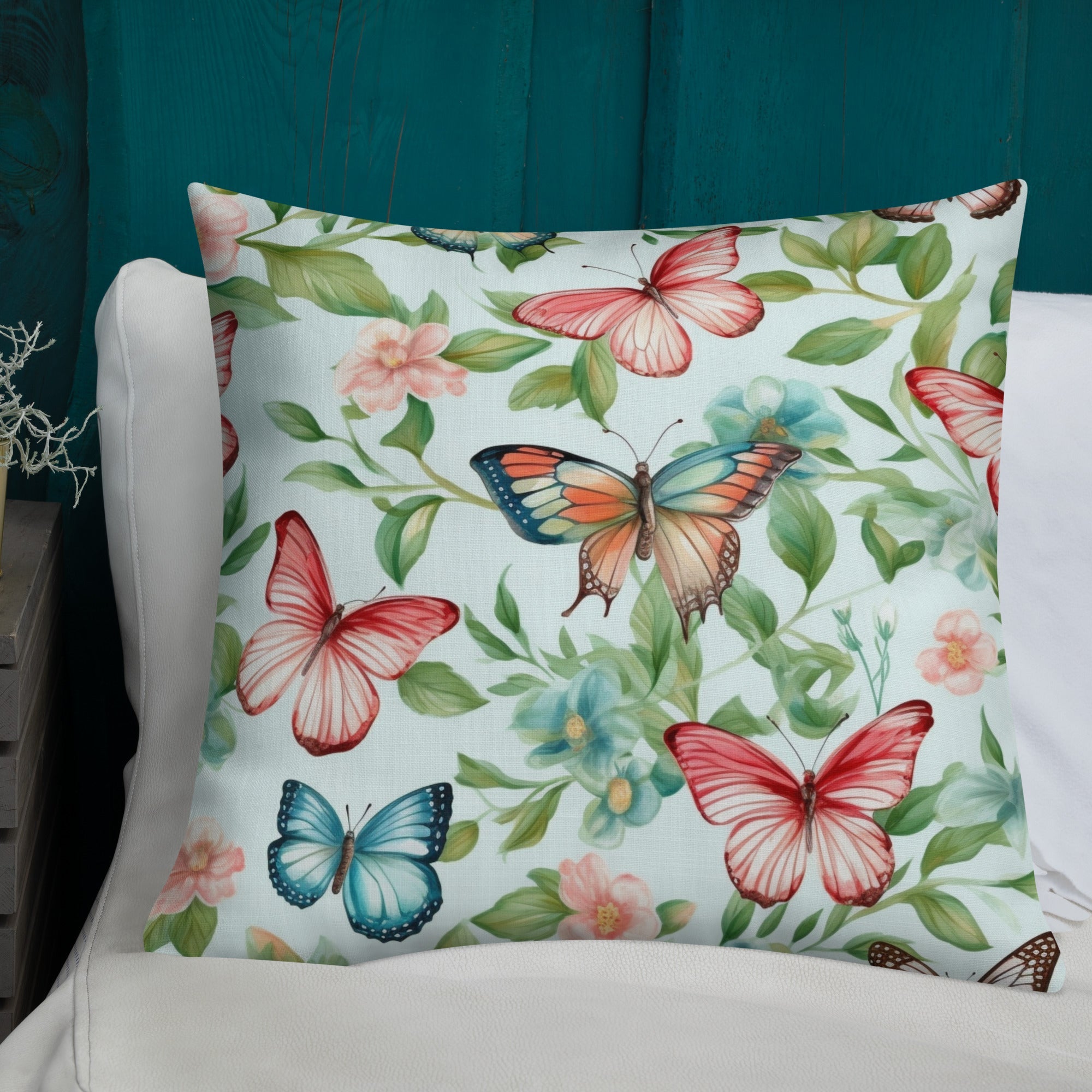 Butterfly Lover's Decorative Yet Comfortable Premium Pillow