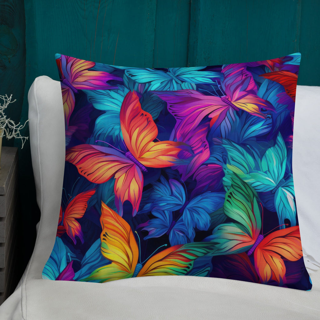 Butterfly Lover's Decorative Yet Comfortable Premium Pillow