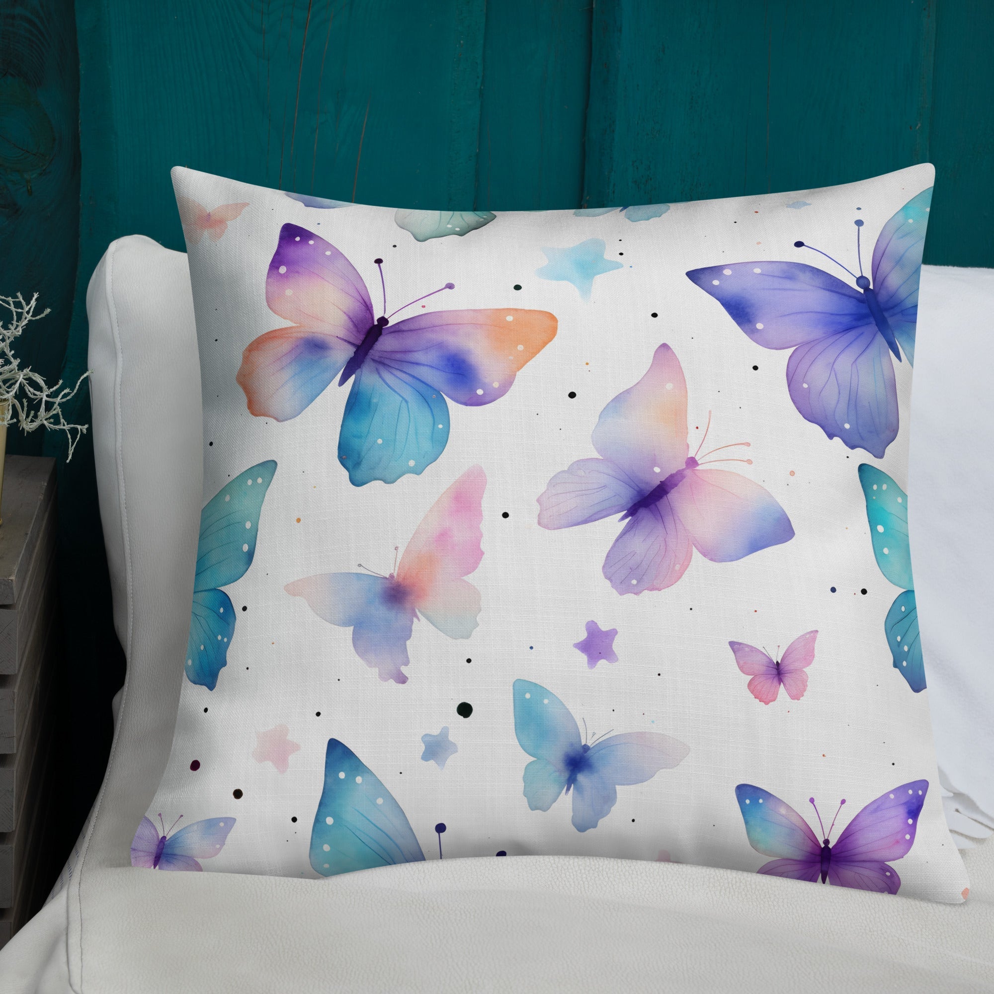Butterfly Lover's Decorative Yet Comfortable Premium Pillow