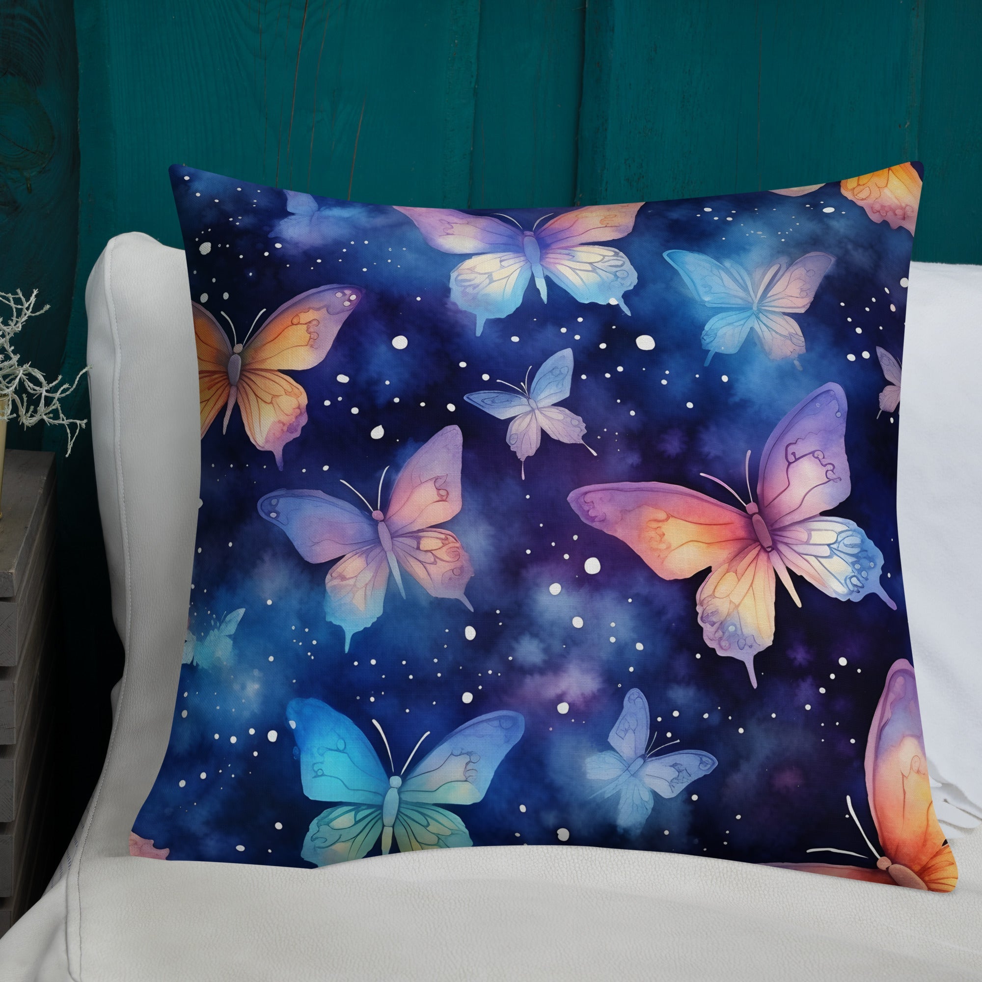 Butterfly Lover's Decorative Yet Comfortable Premium Pillow