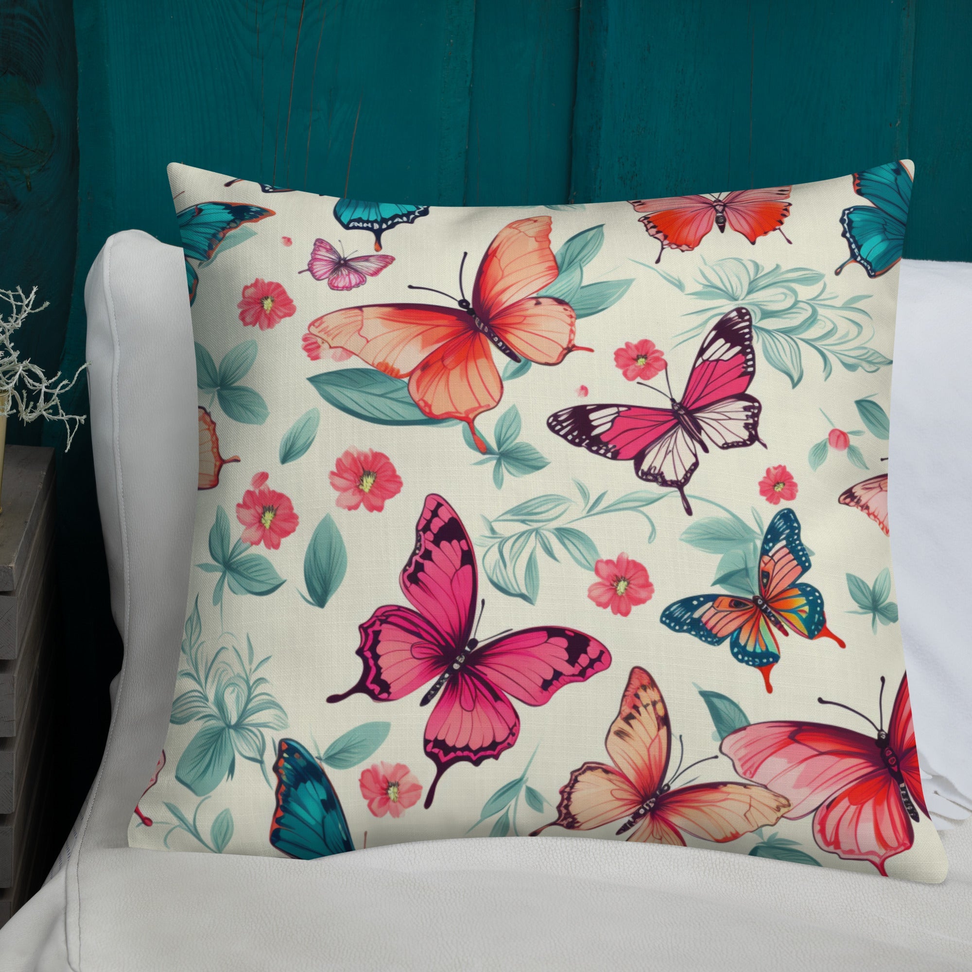 Butterfly Lover's Decorative Yet Comfortable Premium Pillow