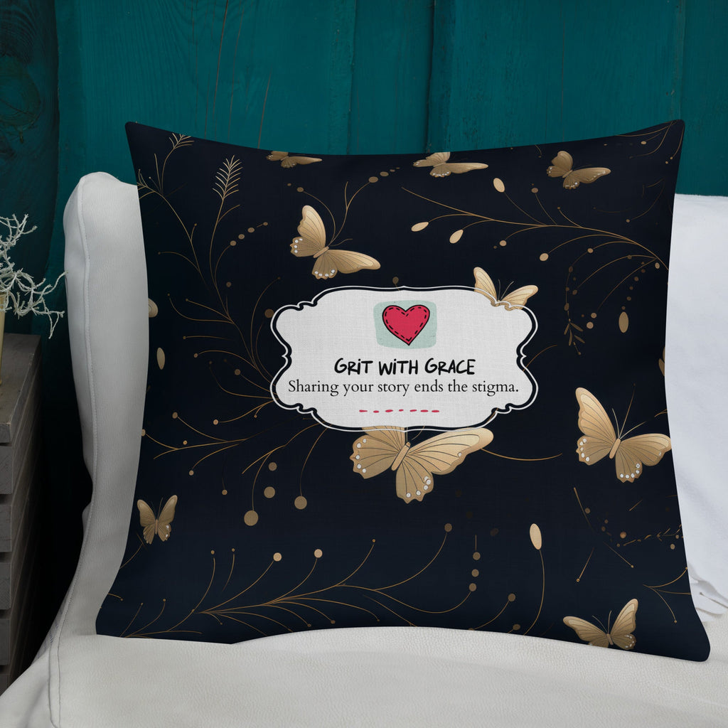 Butterfly Lover's Decorative Yet Comfortable Premium Pillow