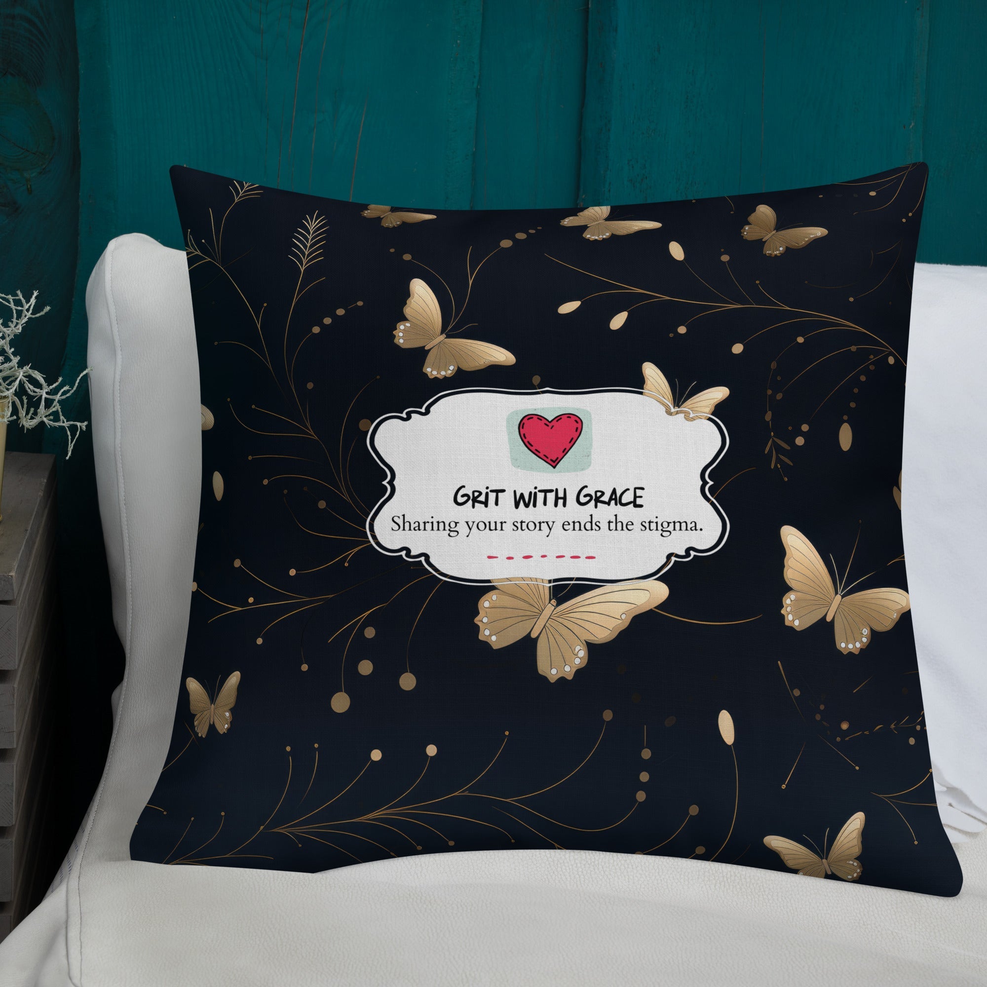 Butterfly Lover's Decorative Yet Comfortable Premium Pillow