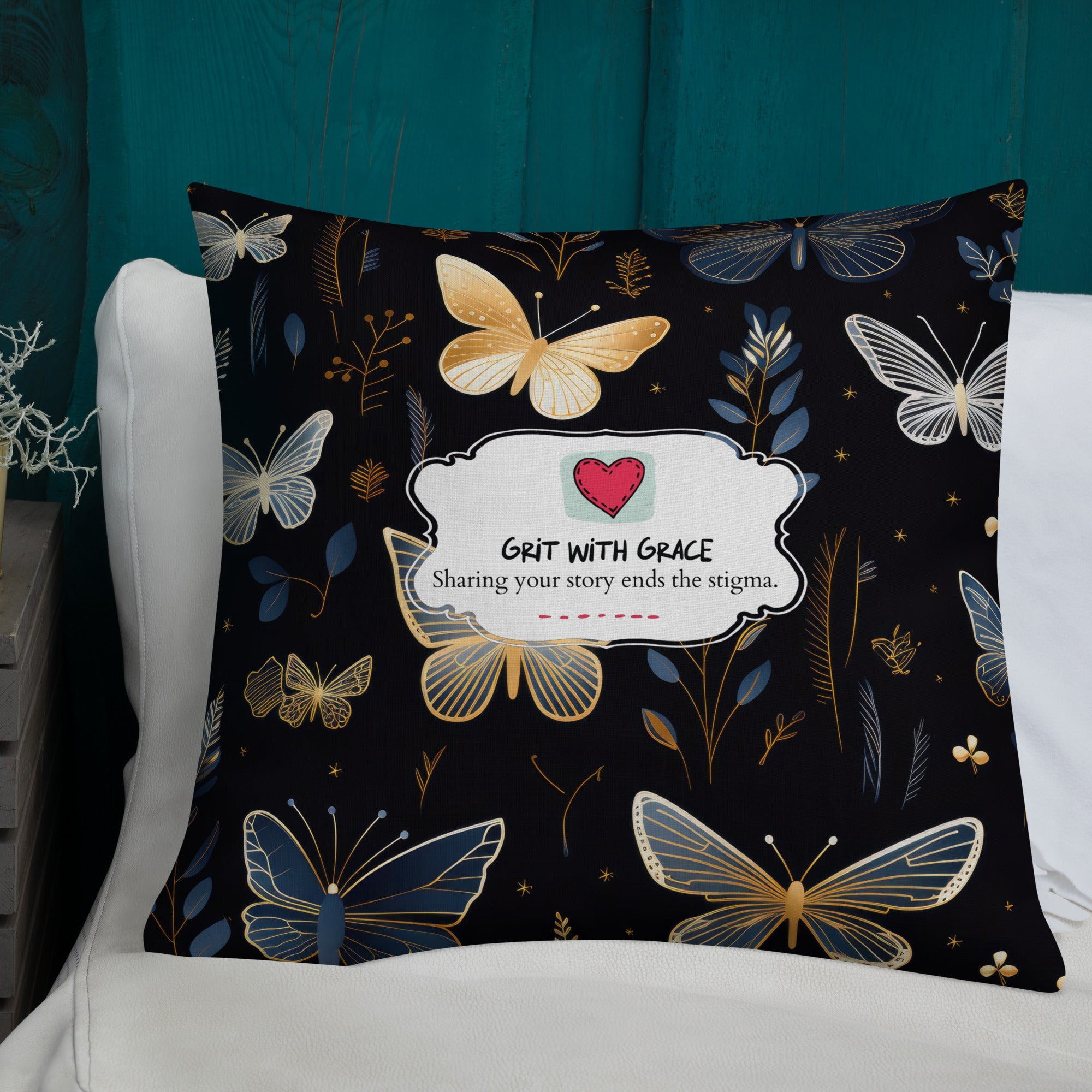 Butterfly Lover's Decorative Yet Comfortable Premium Pillow