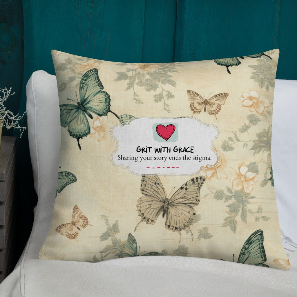 Butterfly Lover's Decorative Yet Comfortable Premium Pillow