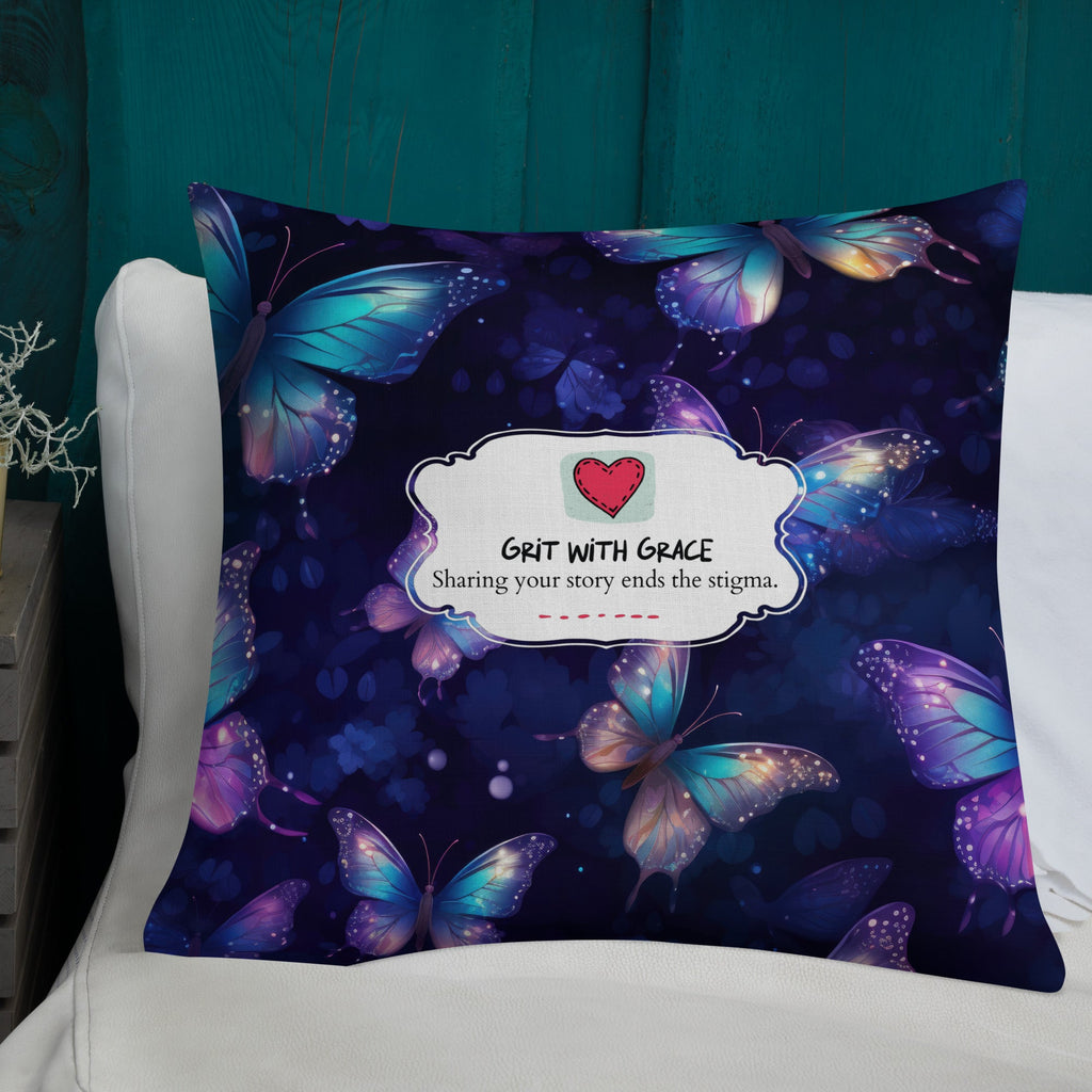 Butterfly Lover's Decorative Yet Comfortable Premium Pillow