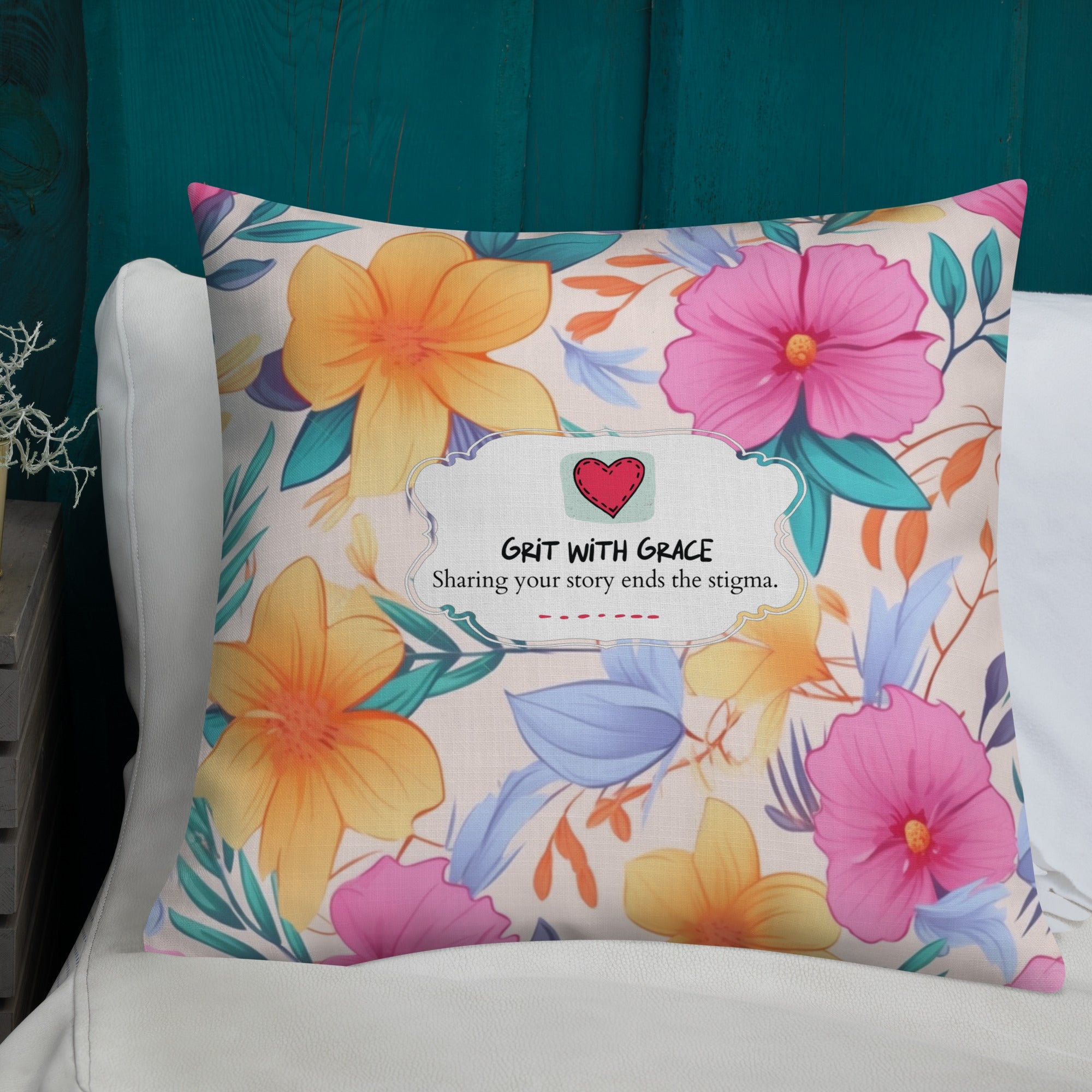 Floral Lover's Botanical Throw Pillow