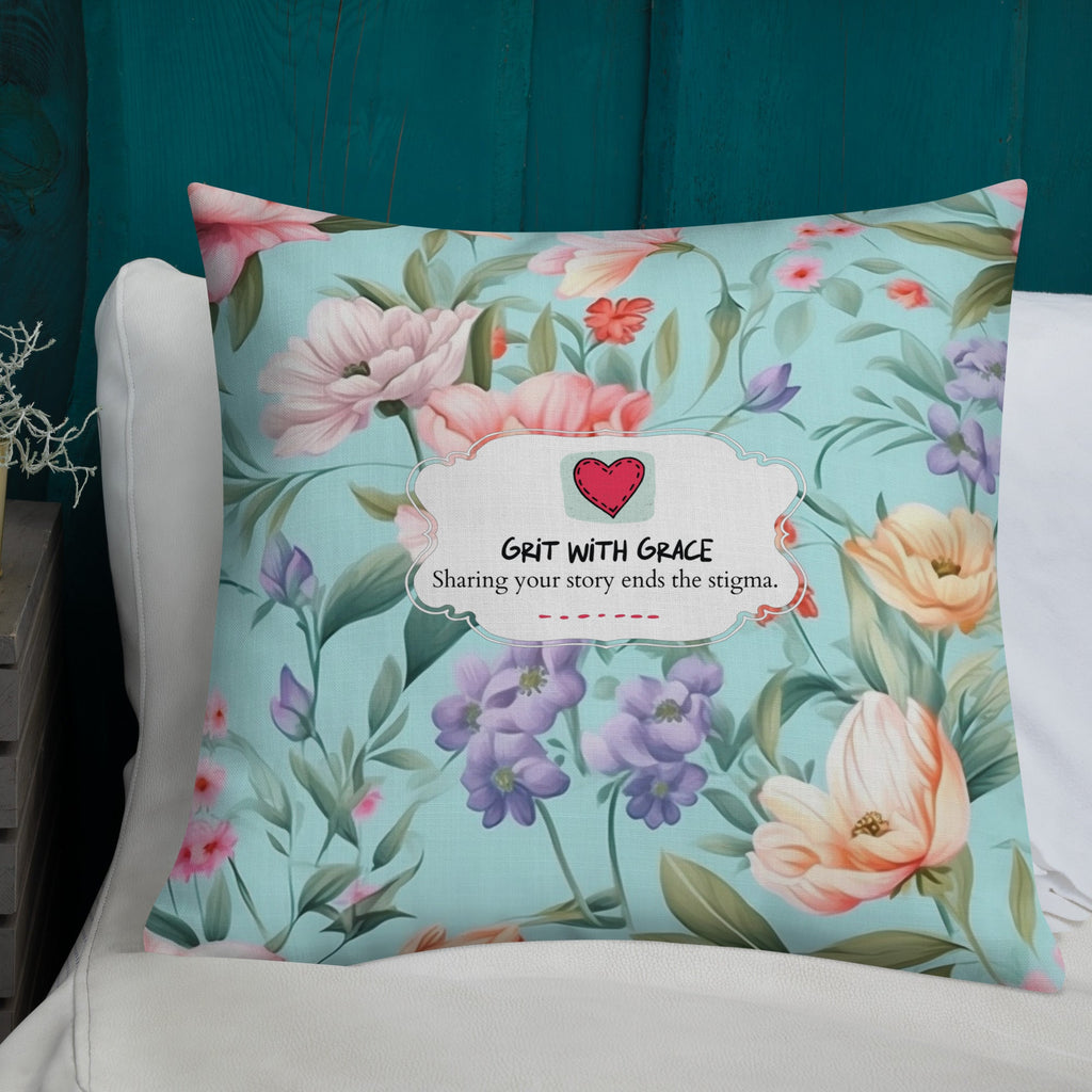 Floral Lover's Botanical Throw Pillow