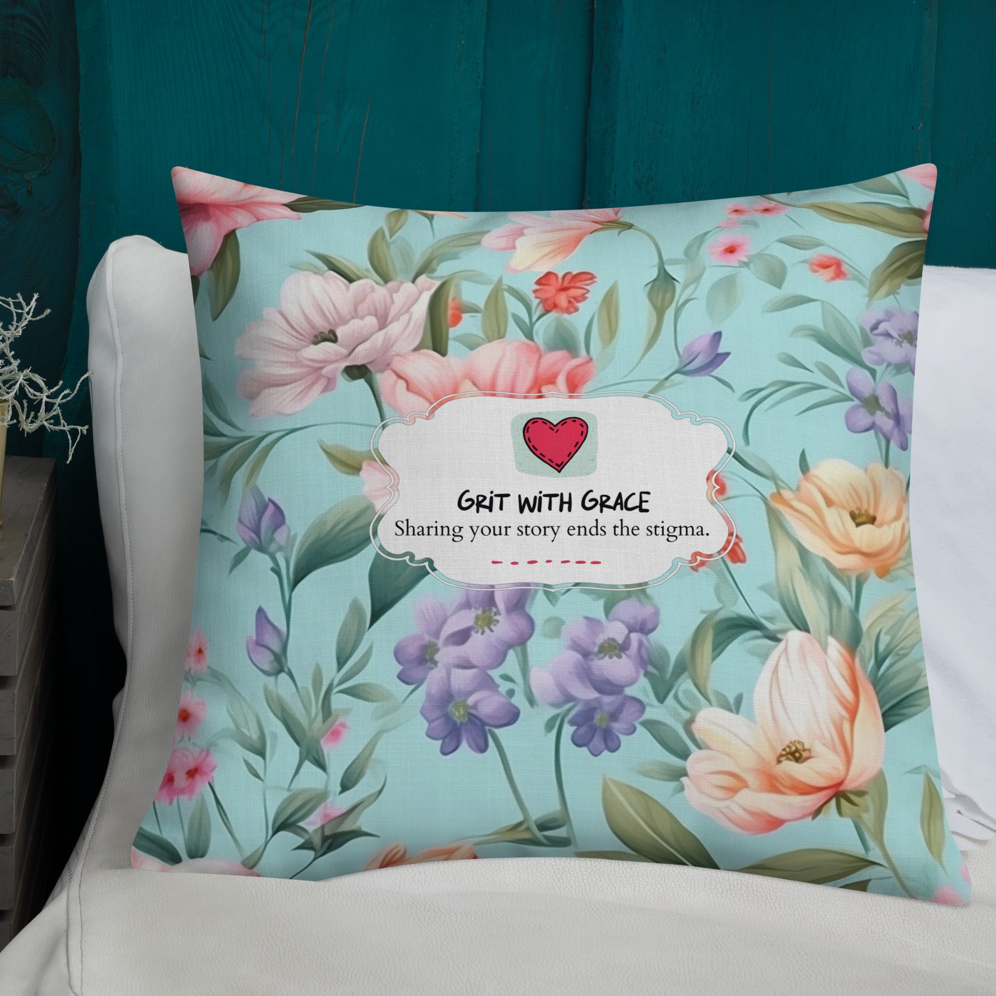 Floral Lover's Botanical Throw Pillow