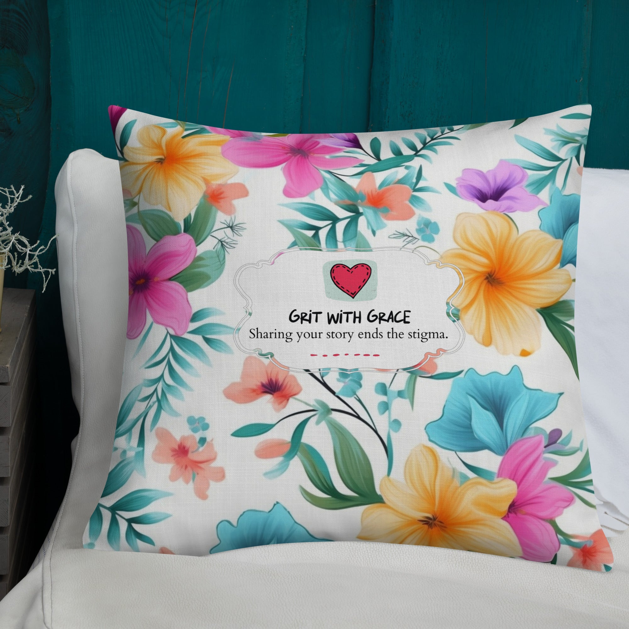 Floral Lover's Botanical Throw Pillow