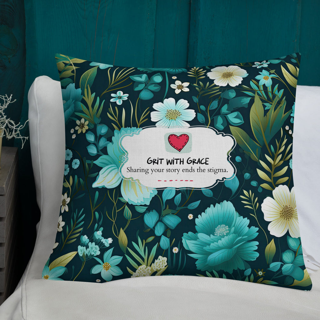Floral Lover's Botanical Throw Pillow