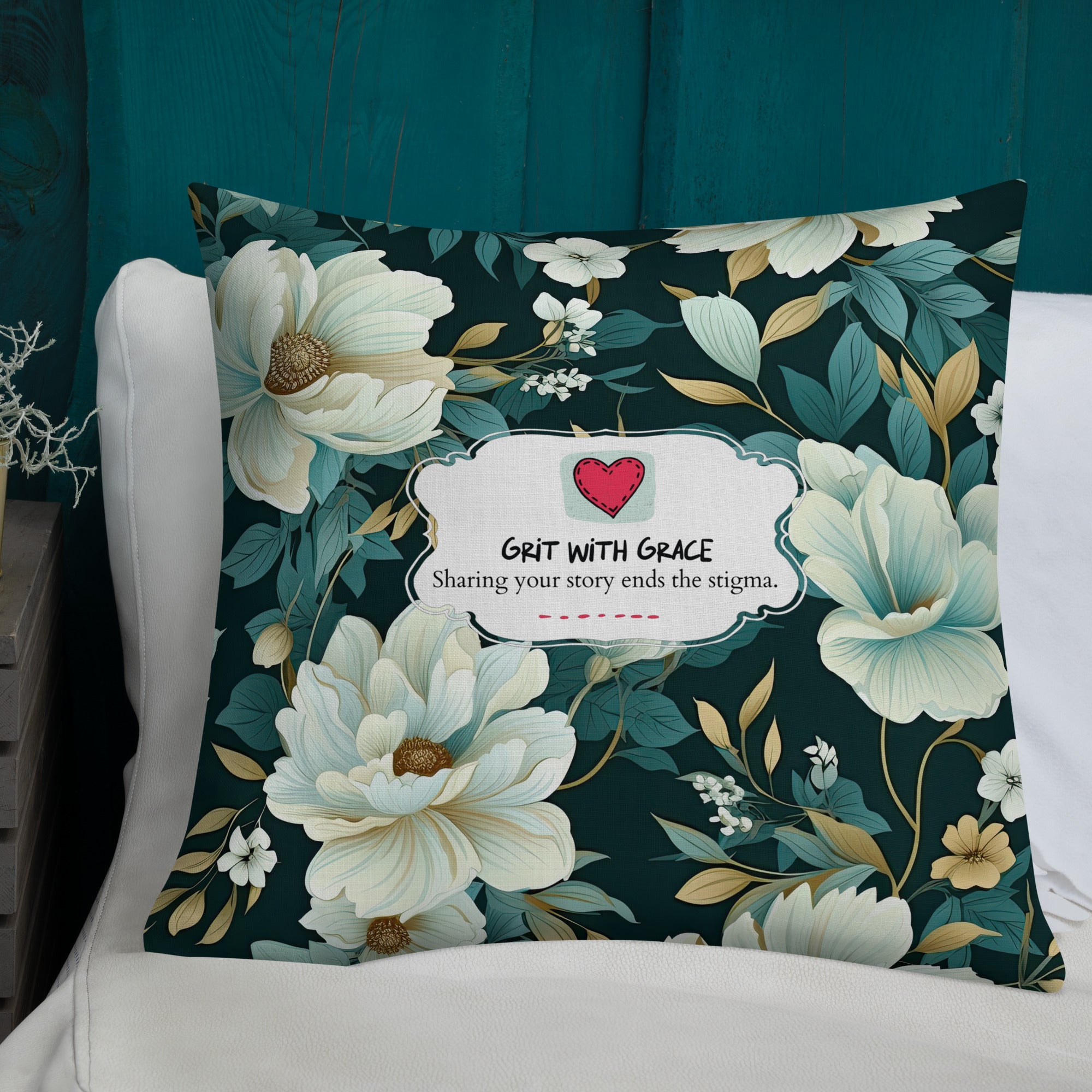 Floral Lover's Botanical Throw Pillow