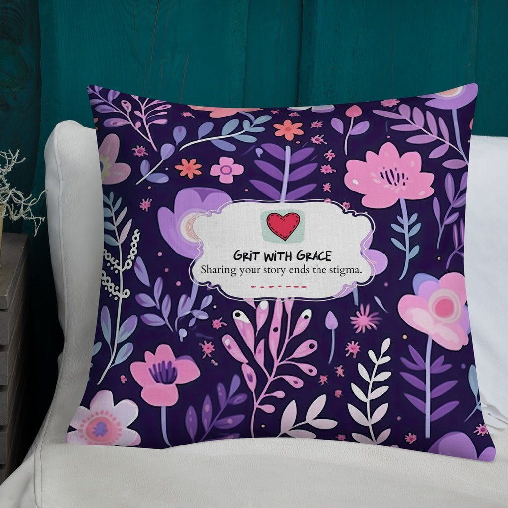 Floral Lover's Botanical Throw Pillow