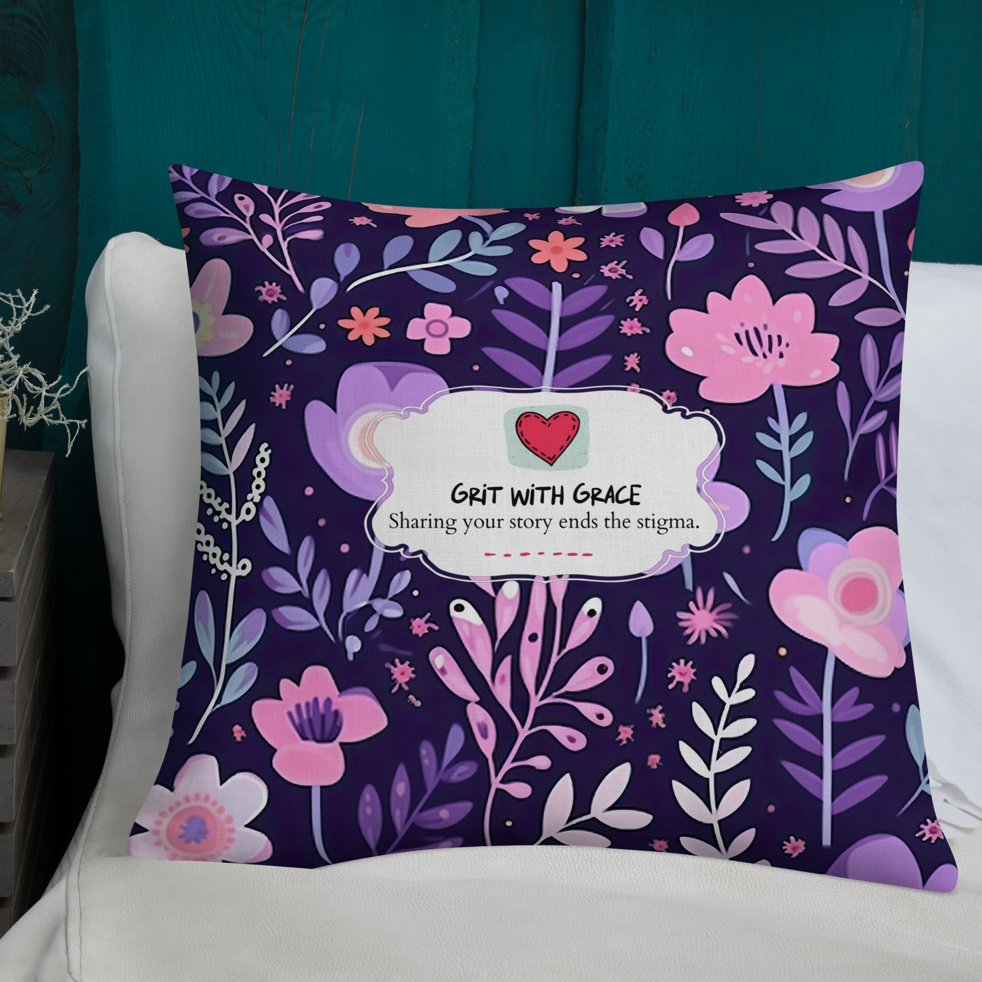 Floral Lover's Botanical Throw Pillow