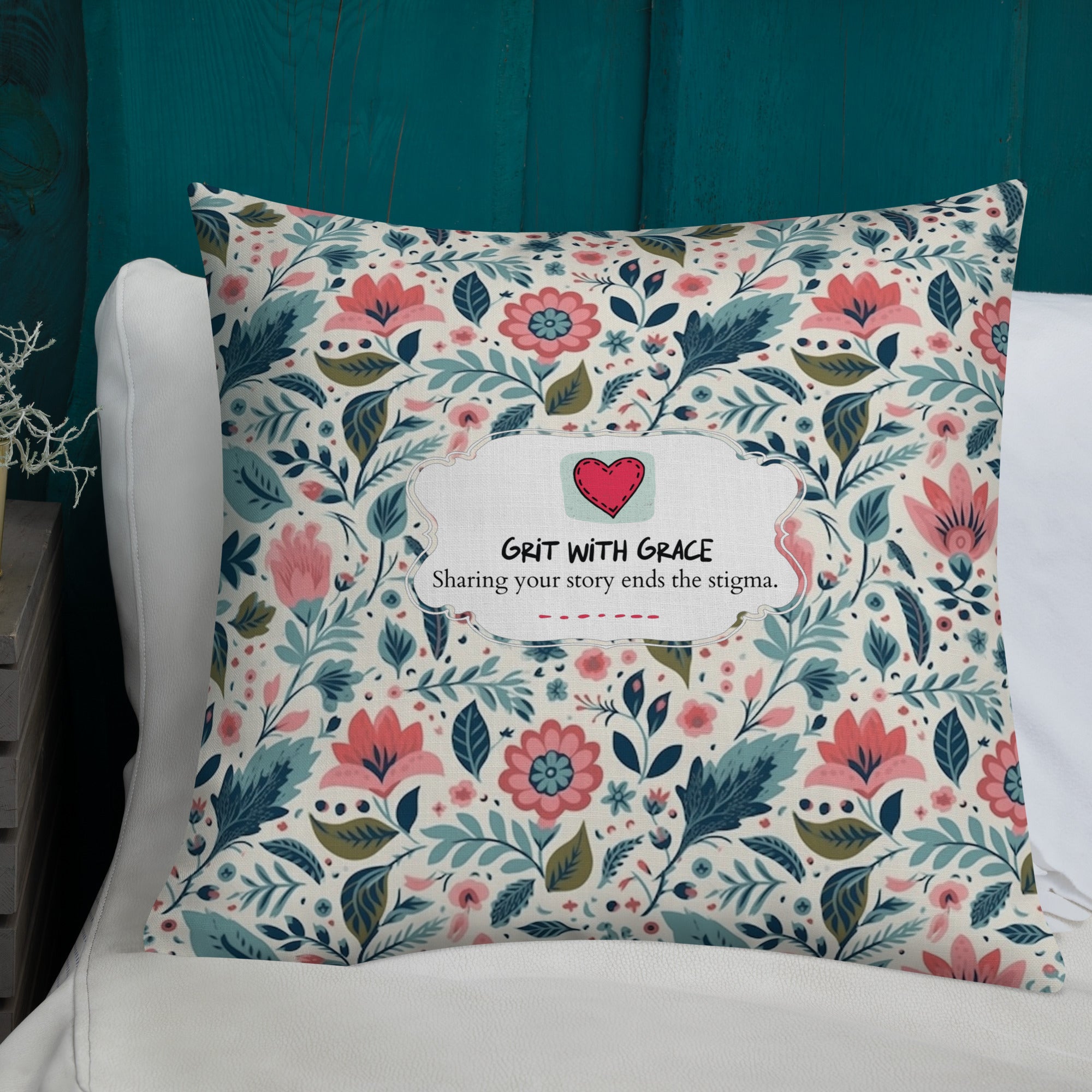 Floral Lover's Botanical Throw Pillow
