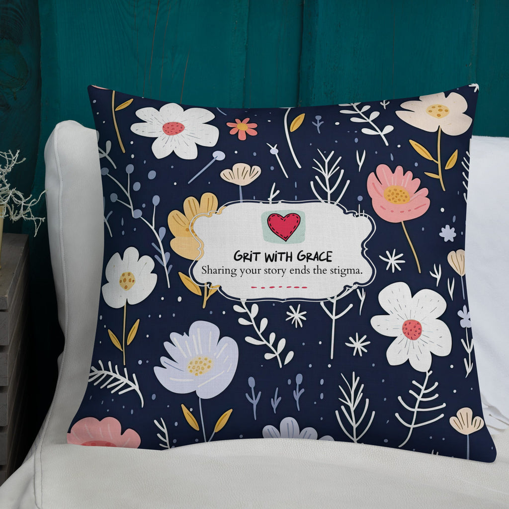 Floral Lover's Botanical Throw Pillow