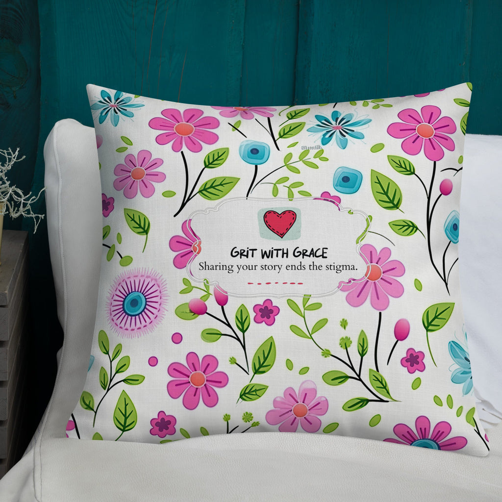 Floral Lover's Botanical Throw Pillow