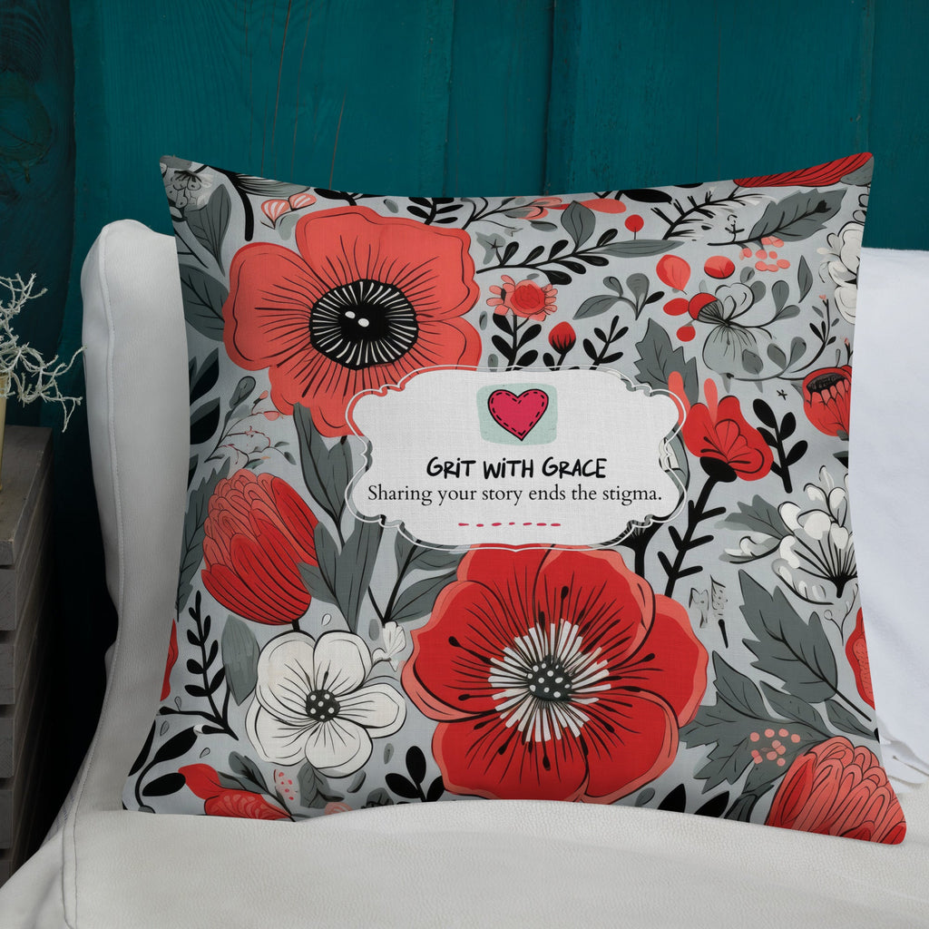 Floral Lover's Botanical Throw Pillow