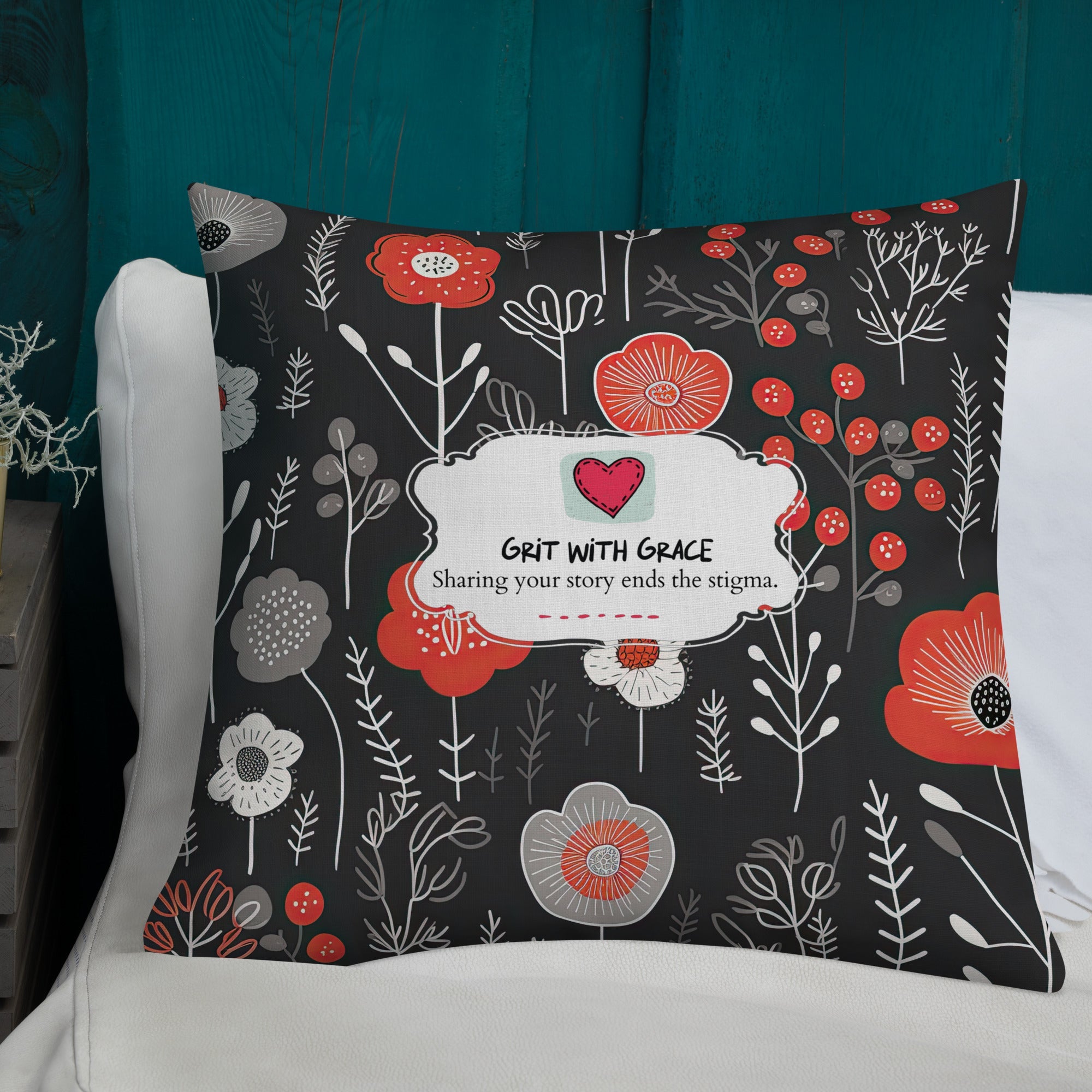 Floral Lover's Botanical Throw Pillow