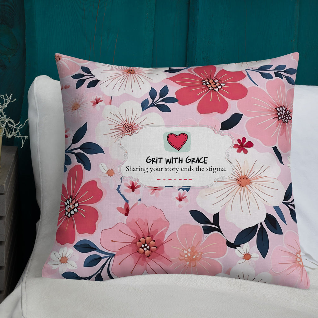 Floral Lover's Botanical Throw Pillow
