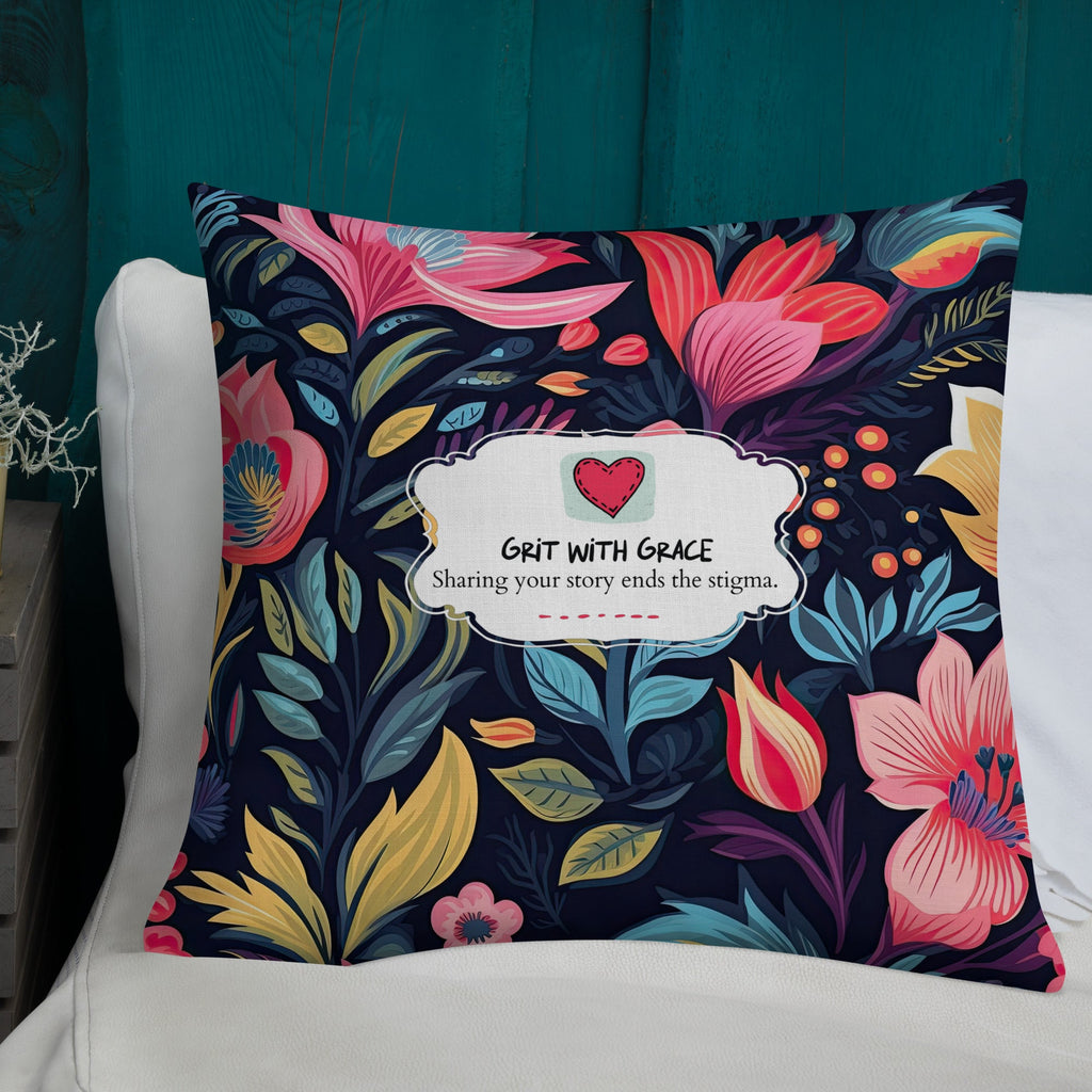 Floral Lover's Botanical Throw Pillow